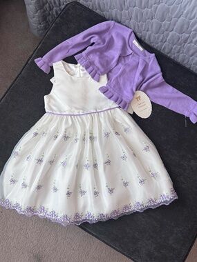 American Princess Dress and Cardigan set
